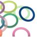 Perfeclan 10 Colorful Baby Silicone Ring Adapter - Multicolored Pacifier Chain Accessory for International Shipping - Buy Online on GoSupps.com