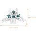 MAGICLULU Bridal Comb Bridal Hair Accessories Bride Hair Insert Comb Wedding Hair Comb Bride Rhinestone Hair Comb Bride Hair Comb Green Hair Accessories Hair Side Comb - Buy Online on GoSupps.com