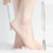 Foot Rasp Foot File Foot File Callus Remover Foot Scrubber - Shower Foot Scrubber Skin Removal Foot File Callus Remover Long Handled Toe Brush for Wet and Dry Feet White - Buy Online on GoSupps.com
