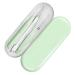 LUKEO Ear Cleaner Spoon LED Flash Light Ear Wax Curette Picker Visual Children Earpick Eer Wax Dig Remover Ear Nose Novel Tweezer (Color : Gray)