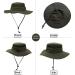 EONPOW Fishing Hat UPF50+ UV Protection Windproof Bucket Sun Hat, Dark Gray - Buy Online on GoSupps.com