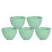Masque facial m lange bol PVC Masque facial anti-impact Bol vert clair pour les soins de la peau la maison