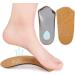 Buy Orthotic Insoles for Plantar Fasciitis - Arch Support Metatarsal Pad & Heel Cushion | Ultra Light Leather US Women 6.5-7.5 - Buy Online on GoSupps.com
