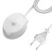 220V Toothbrush Charger Base for Braun Oral B Electric Toothbrush Portable Inductive Model 3757 Charger Replacement 240V European Travel Toothbrush Charger White-EU Plug