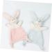 Toyvian 16 Pcs Organic Bunny Stuffed Animals for Babies - Lovey Blanket Rabbit Soother Towel, Assorted Colors, 28x10cm, Pack of 8 - Buy Online on GoSupps.com