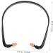 PLAFOPE 24 pcs Lightweight Ear Shooting Bands Plugs - Swimming, Concerts, Work, and Sleep Protection - Reusable Blackx3pcs - Buy Online on GoSupps.com