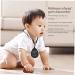 Grey Dragon Silicone Teething Necklace for Baby Sensory Development | Teething Relief & Playtime Fun - Buy Online on GoSupps.com
