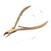 Aba Group Golden Cuticle Nippers 5mm - Stainless Steel Cuticle Cutter with Sharp Blades for Precise Cuticle Trimming - Buy Online on GoSupps.com