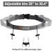 RJ-Sport Race Number Belt with 6 Gel Loops - Ideal for Triathlon, Marathon, Running & Cycling - Black - Buy Online on GoSupps.com