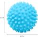 Laundry Ball for Accelerated Cleaning Anti-Winding Balls Prevent Tangled Clothes Eco-Friendly PVC Soft Texture 1/2/4pcs Fluff Easier Blue 1pc 1pc Blue - Buy Online on GoSupps.com