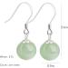 Earrings Drop Earrings Vintage Sterling Silver Jade Drop Earrings for Women Genuine Natural Round Green Jadeite Dangle Earring Chinese Healing Stone Jewelry - Buy Online on GoSupps.com