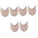 Hemoton 3 Pairs Ballet Pointe Protector Dance Toe Pads Toe Undies Forefoot Pads Silicone Gel Sock Pads Dance Shoe Pads Ballet Dance Toe Caps Gel Toe Caps Toe Protector Pointe Shoes Insole