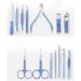 Nail Clipper Kit Large Capacity Lady Nail Clipper Set Stainless Steel Pedicure Manicure Set Beauty Nail Care Tools Nail Set (18 Pieces) Nail Clippers Set - Buy Online on GoSupps.com