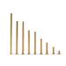 HNMFIT Golf 0.335'' Brass Tip Plug Weights for Graphite Shaft 1/2/3/4/5/6/7/8/9/10g Options 10pcs/Package 5.0 Grams