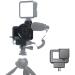 Artman Hero 9/Hero 10 Vlogging Housing Case for GoPro Hero 9 Black Hero 10 Black 2 Cold Shoe Mount Mic&Light Stand Housing Compatible with Tripod Selfie Stick Monopod