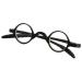 Meijunter Men Women Reading Glasses Small Round Frame Reader Reading Glasses +1.0 +1.5 +2.0 +2.5 +3.0 +3.5 +4.0 Black 1.0 x
