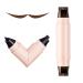 Eyeliner Stamp Tool Eyeliner Stencil Pencil Makeup Precision Pen Smooth Glide Tip MultiFunctional Design Perfect for Creating Looks for Routines Brown