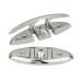 Ayunwei Marine Grade Dock Cleats 5inch/6 inch Folding Boat Cleat 316 Stainless Steel Flip Up Cleats for Boat Kayak and Decoration of 2 pcs