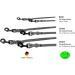 Adjustable Dog Liner for Small & Large Dogs - Black Hooks 2m to 5m Lengths 3.50m x 15mm Gray | International Shipping Available - Buy Online on GoSupps.com