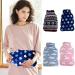 MAIES Hot Water Bottles 1000ml - Soft Coral Fleece for Home Relaxation | Keep Warm & Comfortable - Buy Online on GoSupps.com