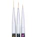 Ogquaton 3Pcs Fine Thin Nail Art Brush Set - UV Gel Liner & Polish Drawing Pens | New Release - Buy Online on GoSupps.com
