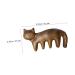 Frcolor 5-Stage Cat Kitten Massage Comb - Cute Cat-Shaped Sandalwood Grooming Tool for Scalp Relief & Creative Pet Care - Buy Online on GoSupps.com
