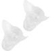 Concert Ear Plugs | Silicon Noise Reduction Earplugs for Music Festivals & Nightclubs | Hearing Protection (Transparent - Buy Online on GoSupps.com