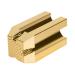 minkissy 1pc Eyebrow Pencil Sharpener Manual Pencil Beauty Pencil Sharpener Eyebrow Pencil Sharper Liquid Eyeliner Gold Eyeliner Auxiliary Pencil Plastic Spray Gold Tool Double