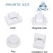 JaBranDo Magnetic Cabinet Lock - 20 Locks + 3 Keys | Baby Safety Invisible Child Lock | No Drilling, Screws | 3M Adhesive for Strong Hold - Buy Online on GoSupps.com