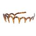 TQUXNGA Stable Brown Acrylic Headband U Shape Headband s Tooth Hair Comb Hair Tiara Jewelry Headwear Gift for Girls Women 1 - Buy Online on GoSupps.com