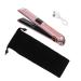 OHPHCALL 2pcs Curling Iron Pro Tools Portable Hair Straightener Travel Hair Straightener Golden Abs 21X4X3.5CMx2pcs Rose Goldx2pcs