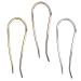 Lurrose 3pcs Women U Shape Hair Pins for Updo