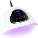 LKE 72W UV LED Nail Lamp with LCD Display | 3 Timer Settings | Gel Nail Polish Curing Dryer - Pink - Buy Online on GoSupps.com