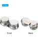 Stainless Steel Patikil Palette Cups - 3.5 x 1.8 Paint Pot Container with Lid and Clip for Oil Painting - Silver - Buy Online on GoSupps.com