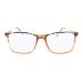 2SeeLife Tortoise Shell Rectangular Reading Glasses Men For All Heads & Face With Clear Vision - Sturdy Wide Readers for Men Orange 1.5 x