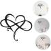 Zerodeko 1pc Iron Pendant Home Decor Decoration for Home Car Trim Heart Shaped Pendant Household Wall Hanging 45x39cm Black - Buy Online on GoSupps.com