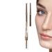 Waterproof Eyebrow Pencil Long Lasting Eye Brow Makeup Gel Pencils | Anti-Smudge Eyebrow Pencil Interchangeable Tip for Mother Kagrote Brown