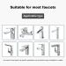 GSRHZD Faucet Extension for Kids | Cute Cartoon Design | 2-Piece Light Blue Faucet Accessories with Extendable Length - Buy Online on GoSupps.com