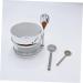FRCOLOR Eye Cream Stick Beauty Scooper Skincare Tools Beauty Product Scoop Small Makeup Spoon Spoon Tools for Skincare Spoon for Skincare 7c Zinc Alloy Small Spoon Cosmetic 7.00X2.10X1.00CM Silver - Buy Online on GoSupps.com