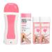 Portable Wax Warmer for Hair Removal - Depilatory Wax Heating Kit with Wax Strips & Paper for Full Body Legs Face Eyebrows Bikini - Ideal for Men & Women - Buy Online on GoSupps.com