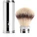M HLE Travel Shaving Brush - Handmade Silvertip Fibre Chrome-Plated Metal Handle | Premium International Shipping - Buy Online on GoSupps.com