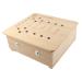 Beaupretty box Moxibusion-Box Foot Moxibuspot Adjustable Moxa-Boxen MoSCA cone burner MoSchibustion burner box Moxibus tion box made of wood holder for solid wood household pedicure box