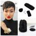 Black Human Hair 27 Piece Quick Weave Bump Hair + Free Closure - Short Hair Pieces for Black Women (1B) - Buy Online on GoSupps.com