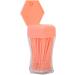 200pcs 2 Ends Toothpicks Plastic Colored Teeth Tooth Picks with Toothpick Dispenser for Home Restaurant Hotel(Orange) - Buy Online on GoSupps.com