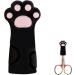 Nail Nipper | Cuticle Nipper Scissors Protector with 3 Colors Cat Paw Shape Protective Sleeve for Nail and toenails Manicure Tools Black - Buy Online on GoSupps.com