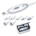 Sanitas SMA 35 Electric Manicure/Pedicure Set - 7 Nail Care Attachments - White/Silver | International Shipping Available - Buy Online on GoSupps.com