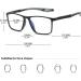 Koosufa Self-Tinting Reading Glasses with Blue Light Filter - Photochromic TR90 Frame UV Protection Spring Hinges for Men & Women - Available in Multiple Strengths & Stylish Gray Lenses - Buy Online on GoSupps.com
