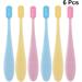 Minkissy 12-Part Set Toothbrush for Children - Soft Bristles Maternity & Travel Family Pack Tongue Scraper Included - Buy Online on GoSupps.com