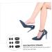 LIFKOME High Heel Stickers & Cushions - 3 Sets of Faux Teeth Heel Grips for Ladies | Elastic Stretchy Shoelaces & Suede Inserts | Comfort & Support for All Shoes - Buy Online on GoSupps.com