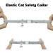 Personalized Gray Elastic Cat Collar with Name & Phone Number | Engraved with Bell - Ship Internationally - Buy Online on GoSupps.com